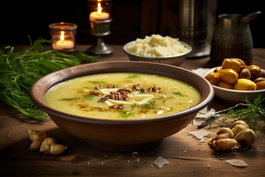 Flomaria Limnos-Flomaria Soup Authentic Greek Island Recipe