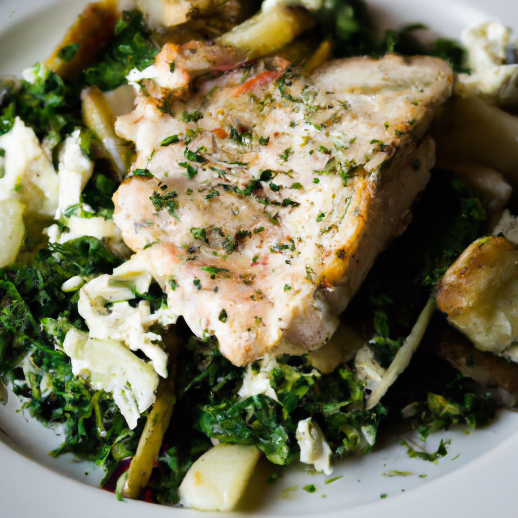 Pork with Cabbage  Kale: A Delicious Greek Island Recipe