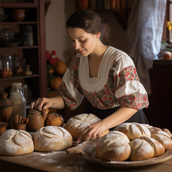 Greek Bread -Making