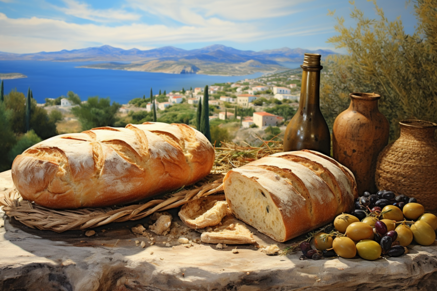 Greek Bread Making