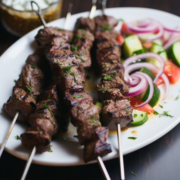 beef souvlaki