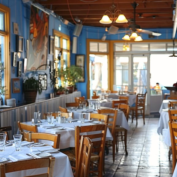 Greek American Diners inside
