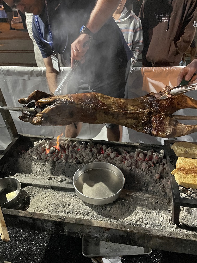 Greek-Easter-Lamb-on-a-Spit-Greek-Festival, Greek Grilled Lamb Chops Recipe