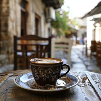 Bravo greek coffee cup