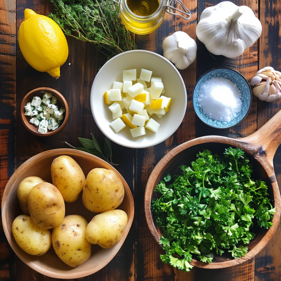 Greek Potatoes ingredients