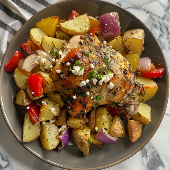 Greek Chicken and Potatoes 3