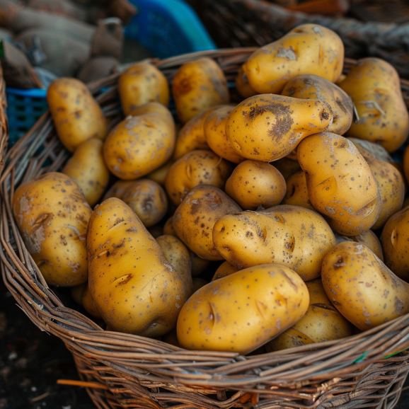 Naxos Greece Potatoes