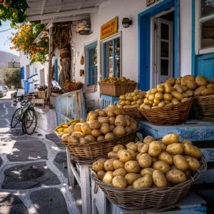 Naxos Greece Potatoes