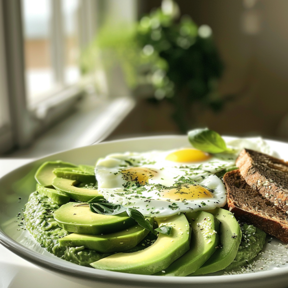 Greek Low-Carb Green Eggs