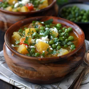 Greek-Style Green Pea and Potato Stew