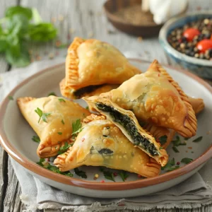 Mini Fried Spinach Pies