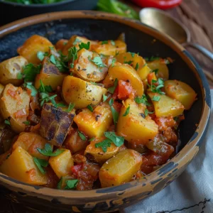 Patates Yahni Greek Potato Stew.