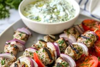 Delicious Greek Chicken Souvlaki Recipe