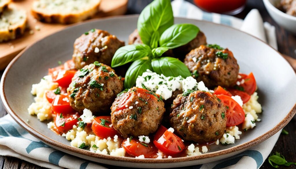 Gluten-Free Lamb and Feta Breakfast Meatballs