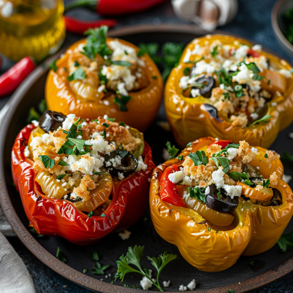 Greek Stuffed Peppers