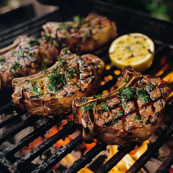 Dinner Ideas Greek Grilled Lamb Chops