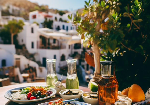 Greek language culture and cuisine are incredibly dive