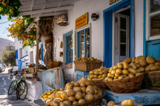 Naxos Greece Potatoes