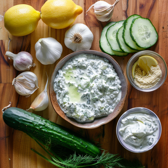 Tzatziki Recipe 4, Greek salad dressing 