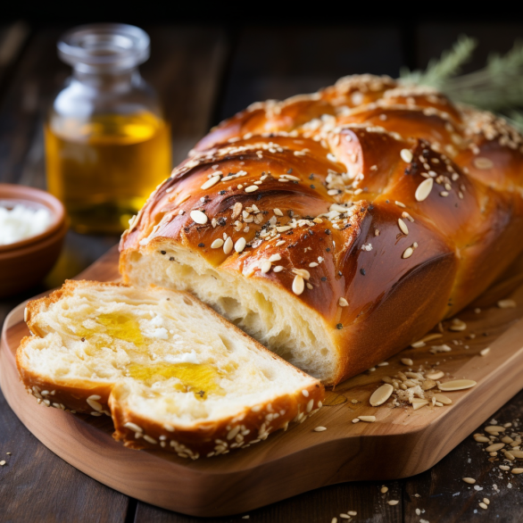 Greek Tsoureki Greek Bread Making