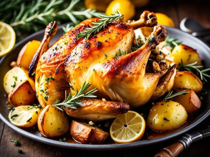 greek roast chicken