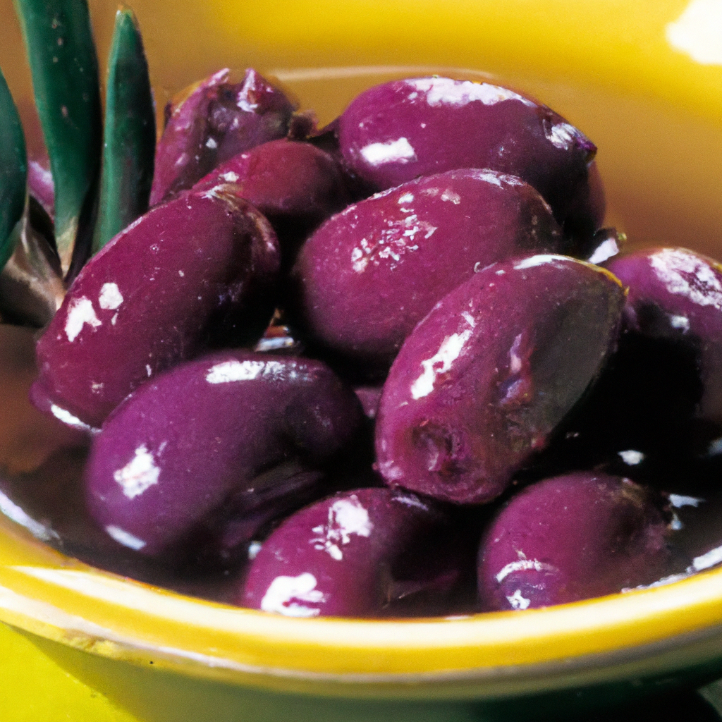 Greek Throuba olives in traditional Greek cuisine